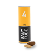 Toasted almond dipped in creamy milk chocolate (Baby Tube Nº4)